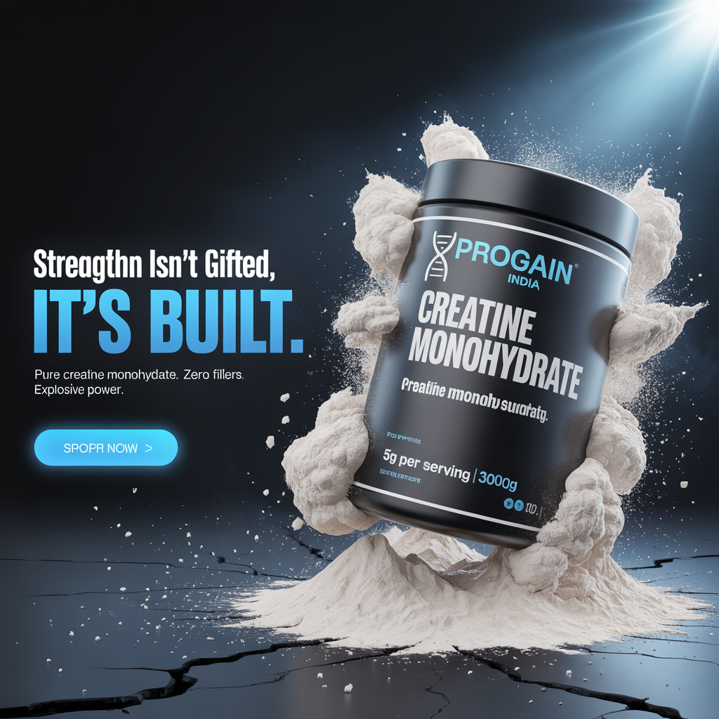 ProGain India Creatine — 5g Pure Power Per Scoop