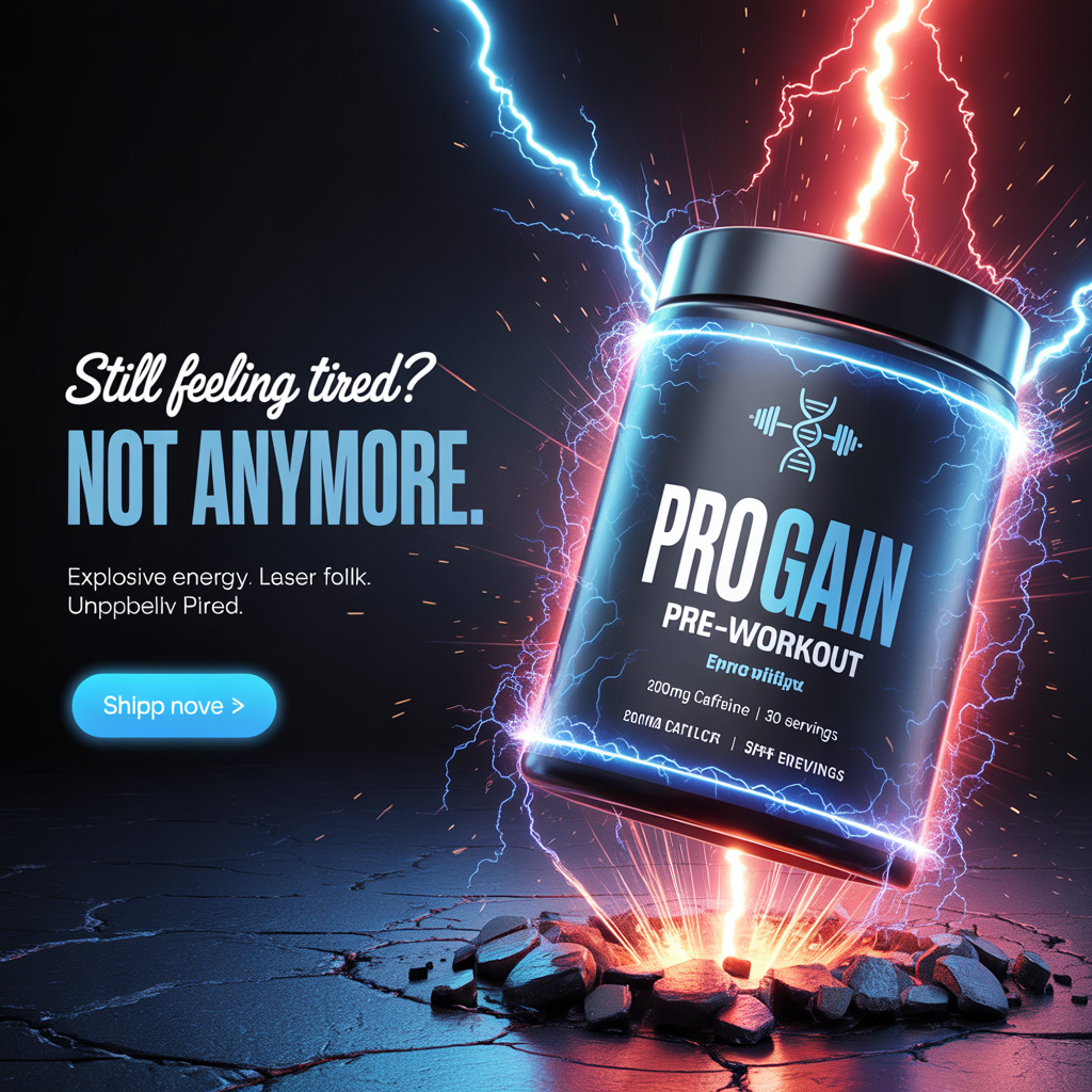 ProGain India Pre-Workout — 200mg Caffeine Per Scoop