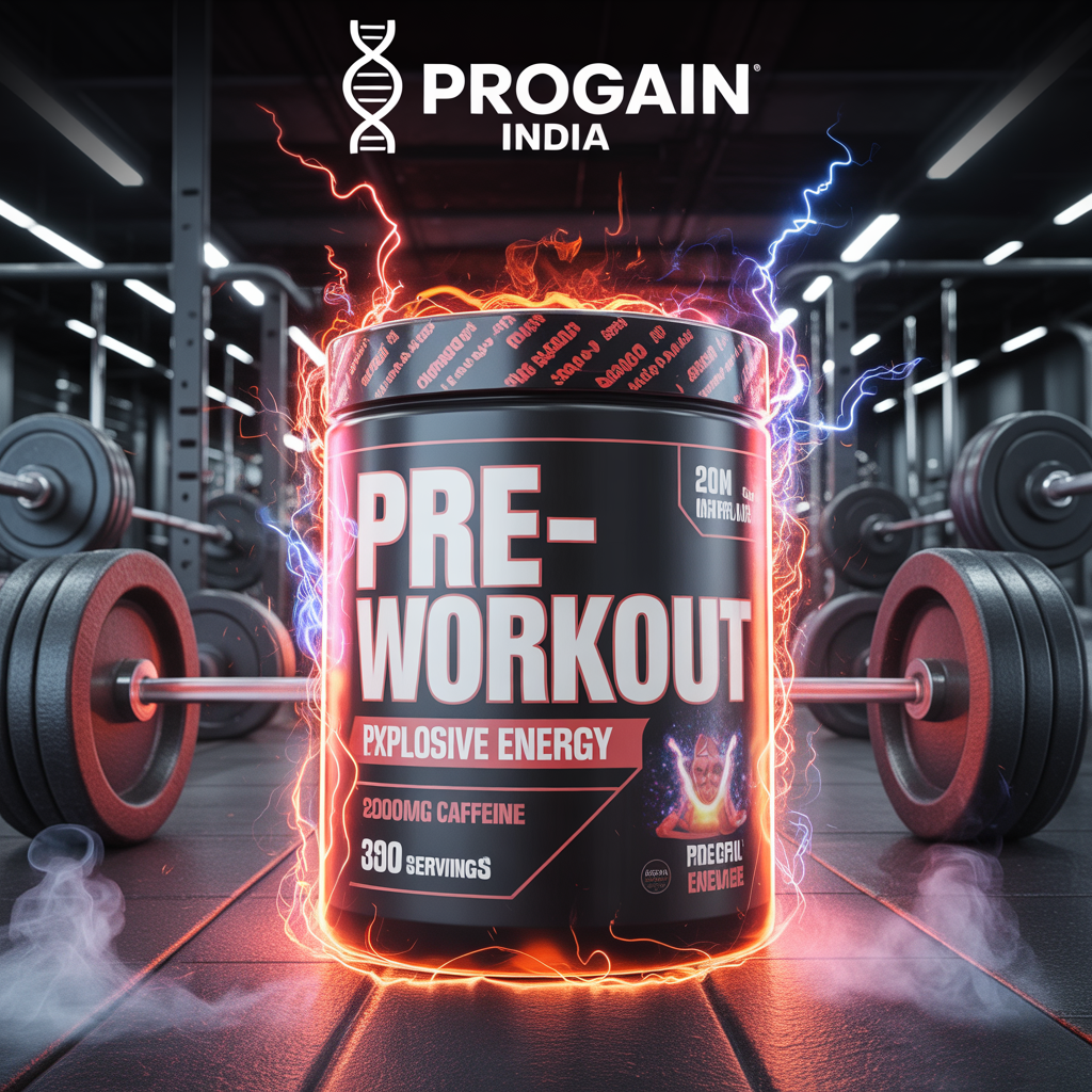 ProGain India Pre-Workout — Energy. Focus. Domination.